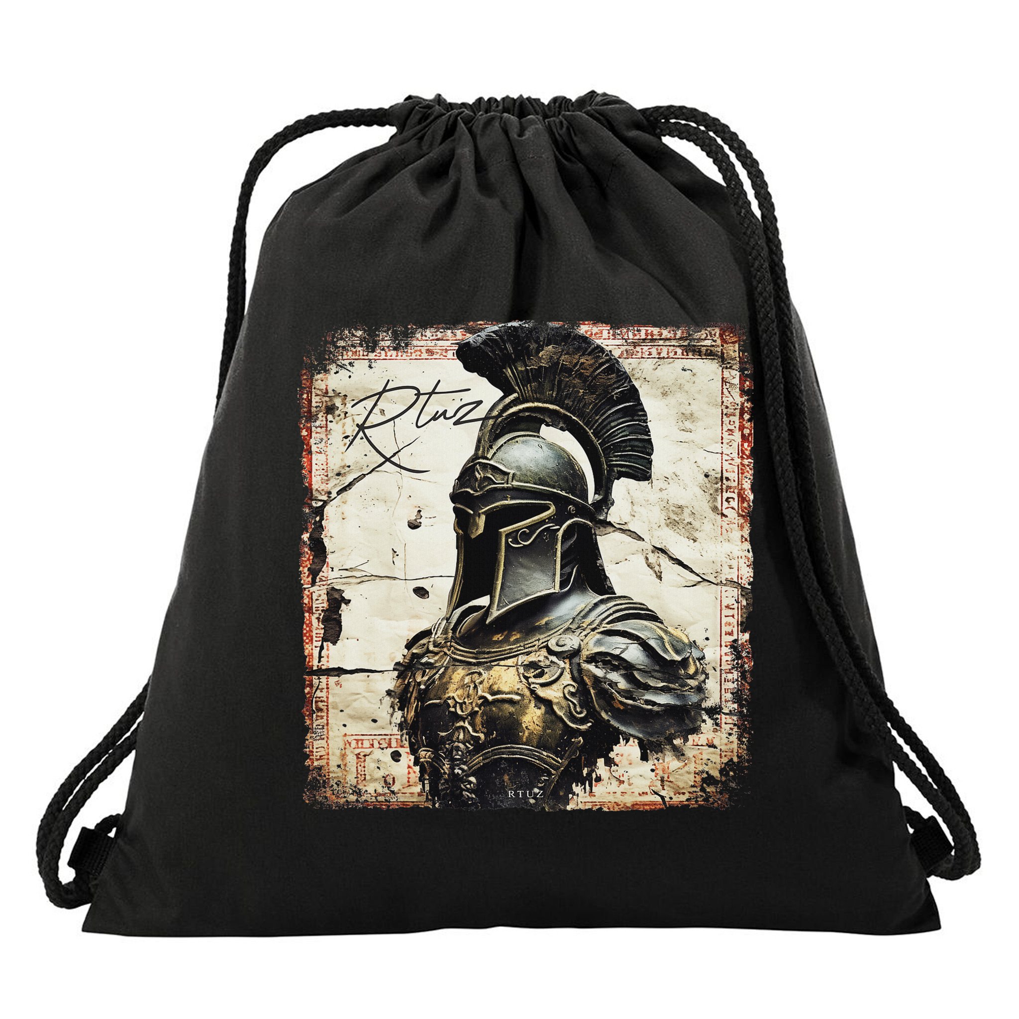 Greek Sparta Helmet Warrior Soldier Spartan Drawstring Bag