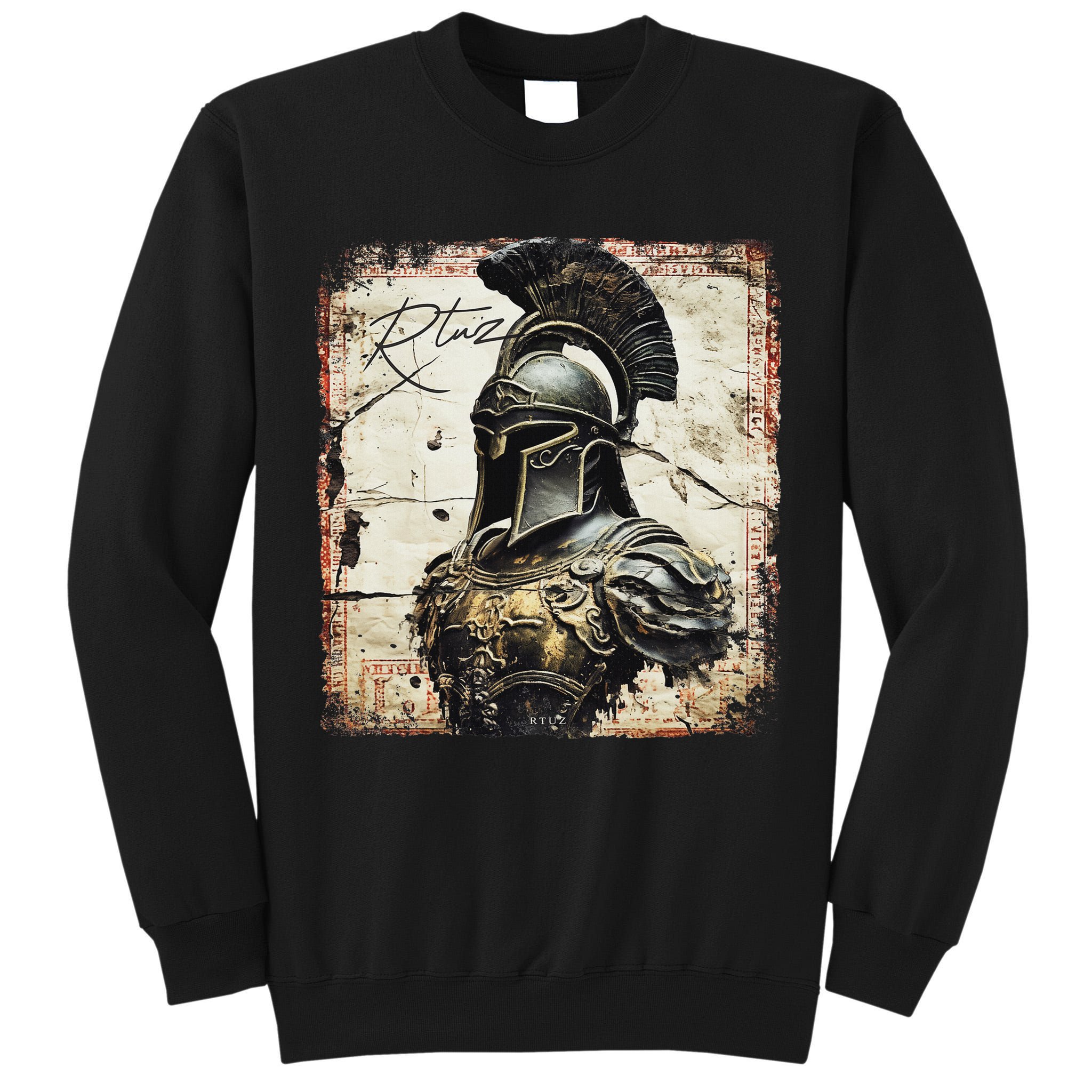 Greek Sparta Helmet Warrior Soldier Spartan Tall Sweatshirt