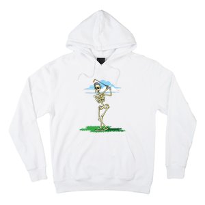 Golfing Skeleton Halloween Golf Halloween Golfer Hoodie