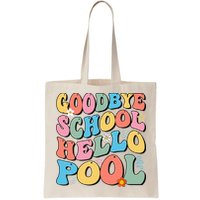 Goodbye School Hello Pool Summer Groovy Last Day Of School Bag