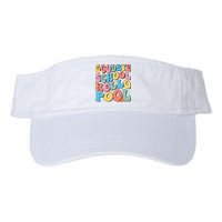 Goodbye School Hello Pool Summer Groovy Last Day Of School Visor