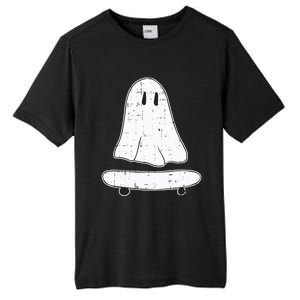 Ghost Skater Halloween Costume Spirit Ghoul SkateboardIng Great Gift Tall Fusion ChromaSoft Performance T-Shirt