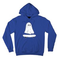 Ghost Skater Halloween Costume Spirit Ghoul SkateboardIng Great Gift Hoodie