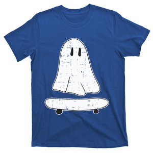 Ghost Skater Halloween Costume Spirit Ghoul SkateboardIng Great Gift T-Shirt