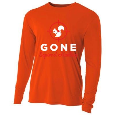 Gone Squirrel Hunting Hunter Gift Cooling Performance Long Sleeve Crew