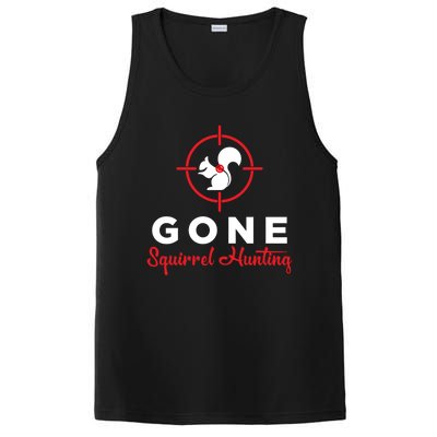 Gone Squirrel Hunting Hunter Gift PosiCharge Competitor Tank