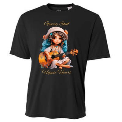 Gypsy Soul Hippie Heart Cooling Performance Crew T-Shirt