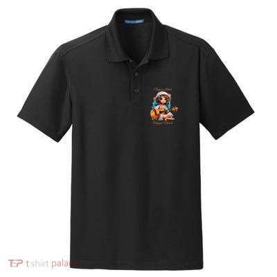 Gypsy Soul Hippie Heart Dry Zone Grid Polo