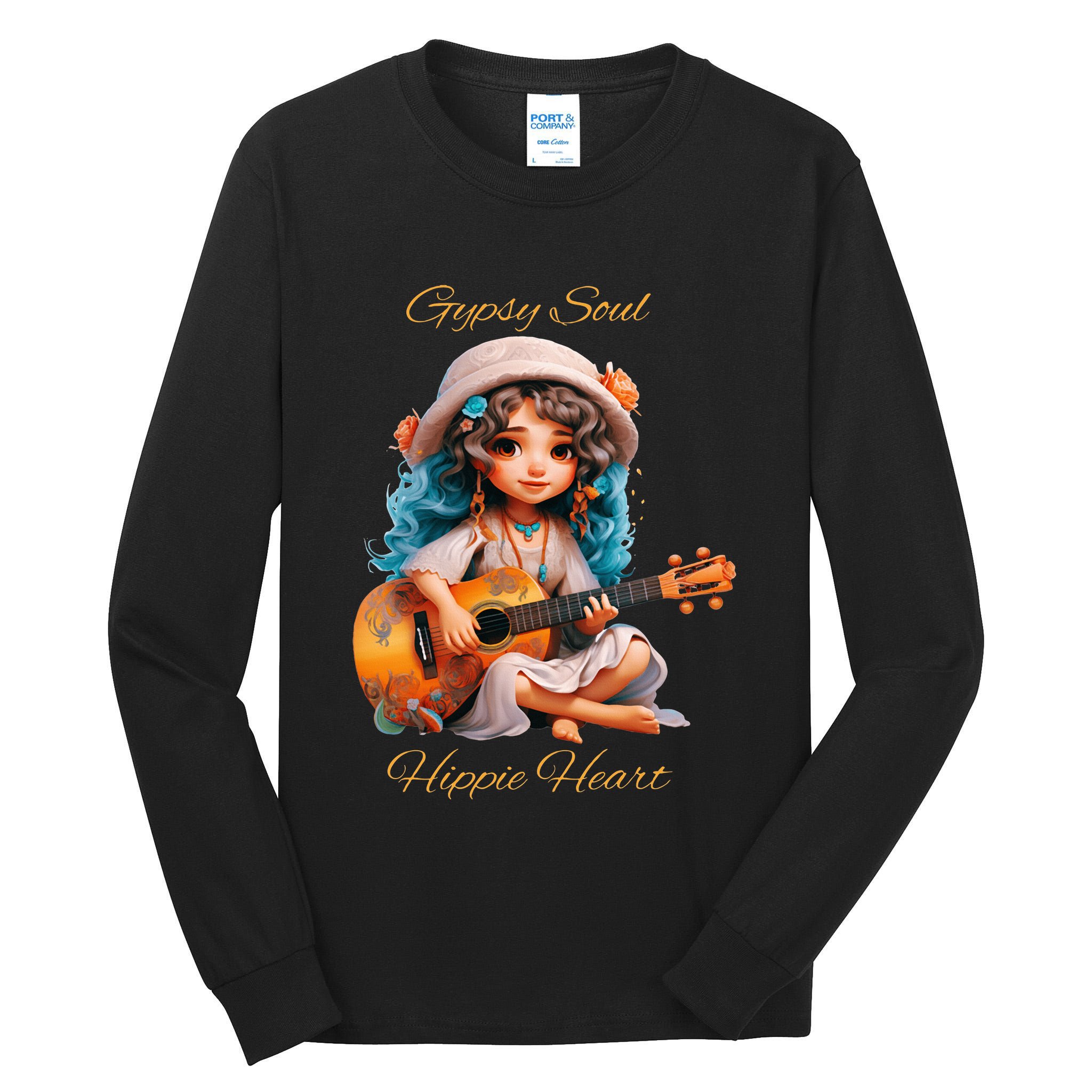 Gypsy Soul Hippie Heart Tall Long Sleeve T-Shirt