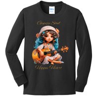 Gypsy Soul Hippie Heart Kids Long Sleeve Shirt