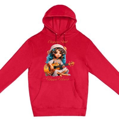 Gypsy Soul Hippie Heart Premium Pullover Hoodie