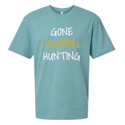 Gone Squirrel Hunting Gift Sueded Cloud Jersey T-Shirt