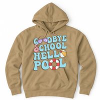 Goodbye School Hello Pool Summer Break Last Day of School Hoodie