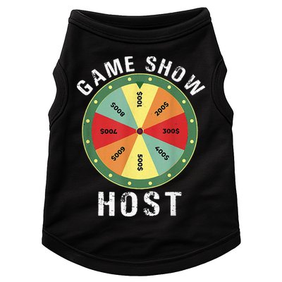 Game Show Host Trivia Board Game Night Questions Vintage Doggie Tank