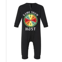 Game Show Host Trivia Board Game Night Questions Vintage Infant Fleece One Piece