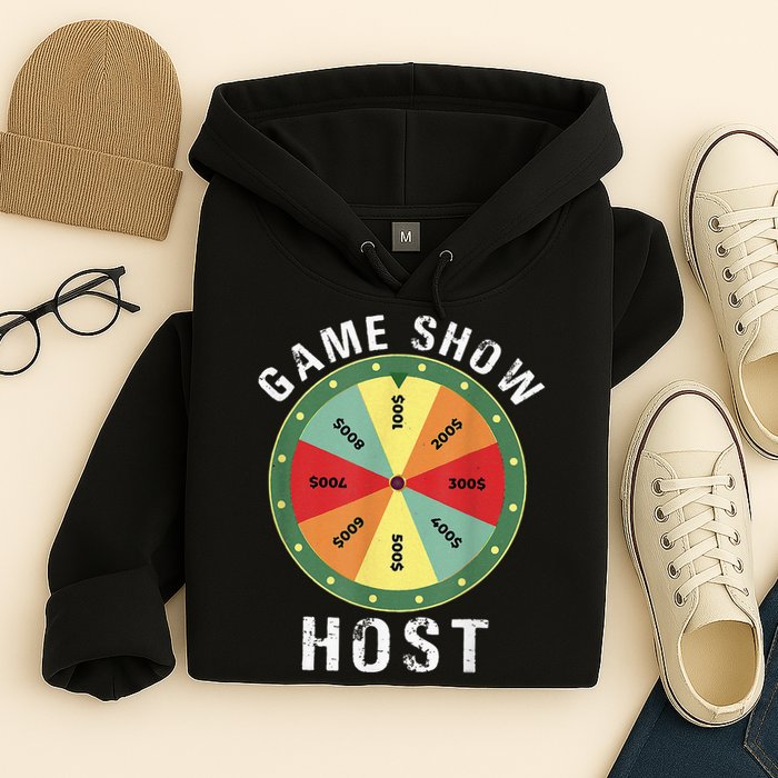 Game Show Host Trivia Board Game Night Questions Vintage Hoodie