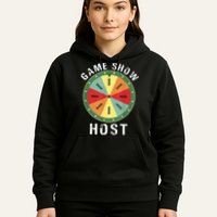 Game Show Host Trivia Board Game Night Questions Vintage Hoodie