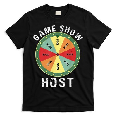 Game Show Host Trivia Board Game Night Questions Vintage T-Shirt