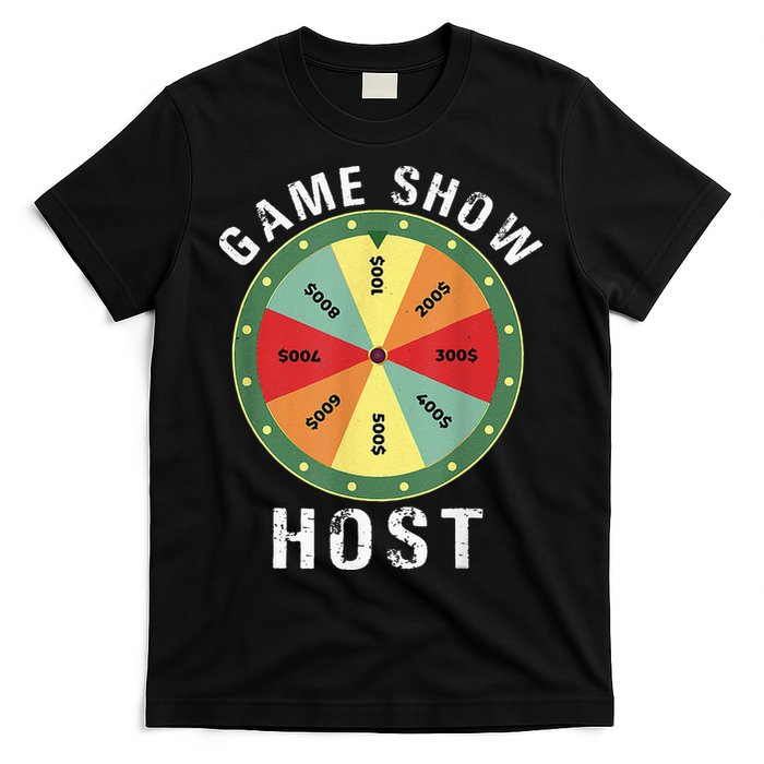 Game Show Host Trivia Board Game Night Questions Vintage T-Shirt
