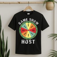 Game Show Host Trivia Board Game Night Questions Vintage T-Shirt