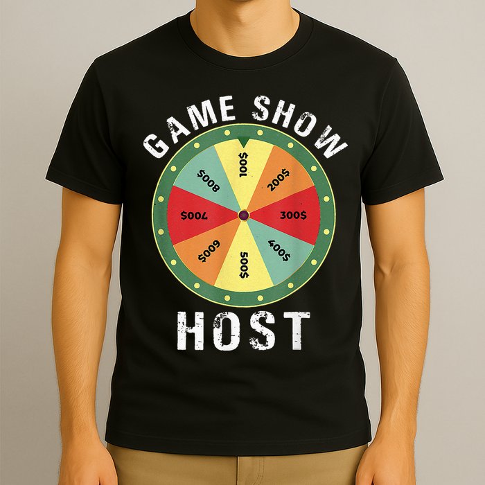 Game Show Host Trivia Board Game Night Questions Vintage T-Shirt