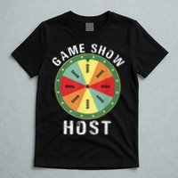 Game Show Host Trivia Board Game Night Questions Vintage T-Shirt