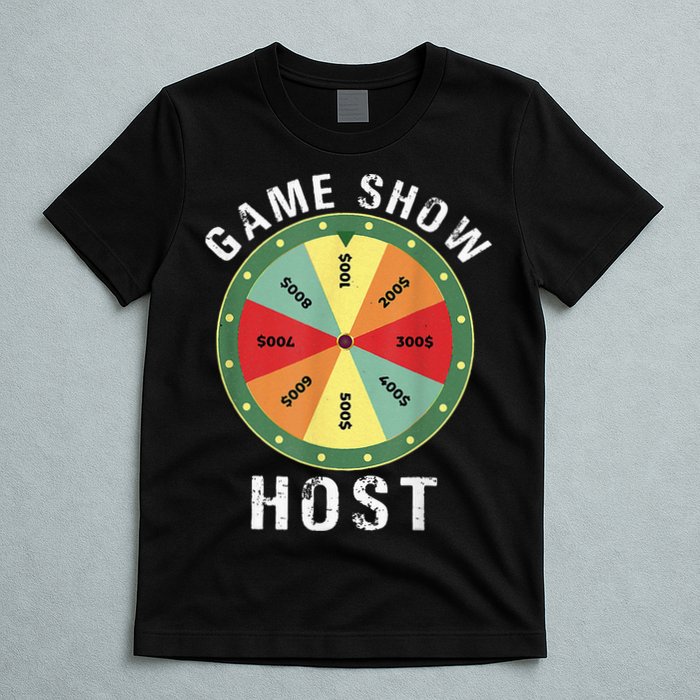 Game Show Host Trivia Board Game Night Questions Vintage T-Shirt