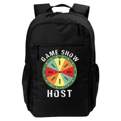 Game Show Host Trivia Board Game Night Questions Vintage Backpack