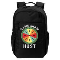 Game Show Host Trivia Board Game Night Questions Vintage Backpack