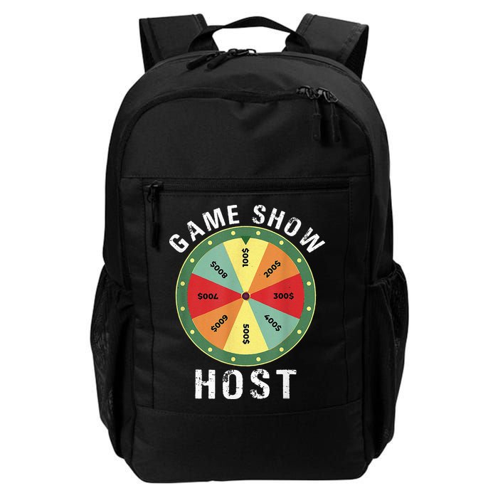 Game Show Host Trivia Board Game Night Questions Vintage Backpack