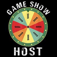 Game Show Host Trivia Board Game Night Questions Vintage Button