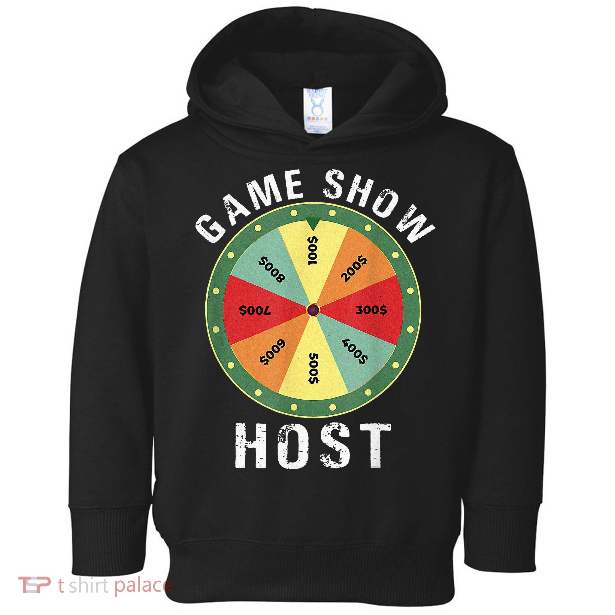 Game Show Host Trivia Board Game Night Questions Vintage Toddler Hoodie