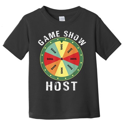Game Show Host Trivia Board Game Night Questions Vintage Toddler T-Shirt