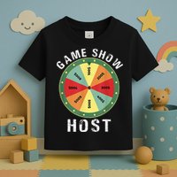 Game Show Host Trivia Board Game Night Questions Vintage Toddler T-Shirt