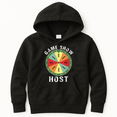 Game Show Host Trivia Board Game Night Questions Vintage Kids Hoodie