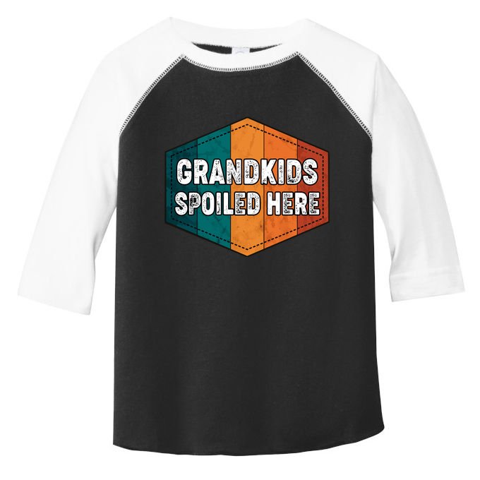 Grandkids Spoiled Here Toddler Fine Jersey T-Shirt