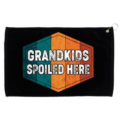 Grandkids Spoiled Here Grommeted Golf Towel