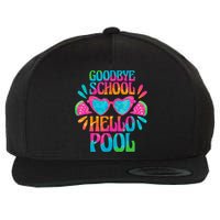 Goodbye School Hello Pool Watermelon Last Day Of School Wool Snapback Cap