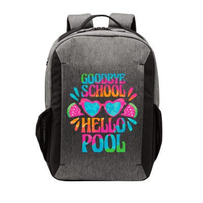 Goodbye School Hello Pool Watermelon Last Day Of School Vector Backpack