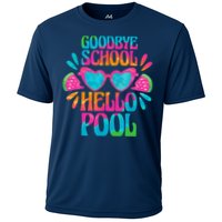 Goodbye School Hello Pool Watermelon Last Day Of School Performance Shirt