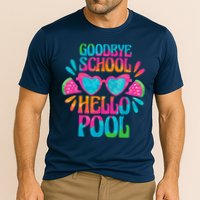 Goodbye School Hello Pool Watermelon Last Day Of School Performance Shirt