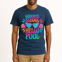 Goodbye School Hello Pool Watermelon Last Day Of School Tall T-Shirt