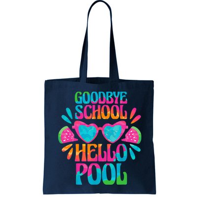 Goodbye School Hello Pool Watermelon Last Day Of School Bag