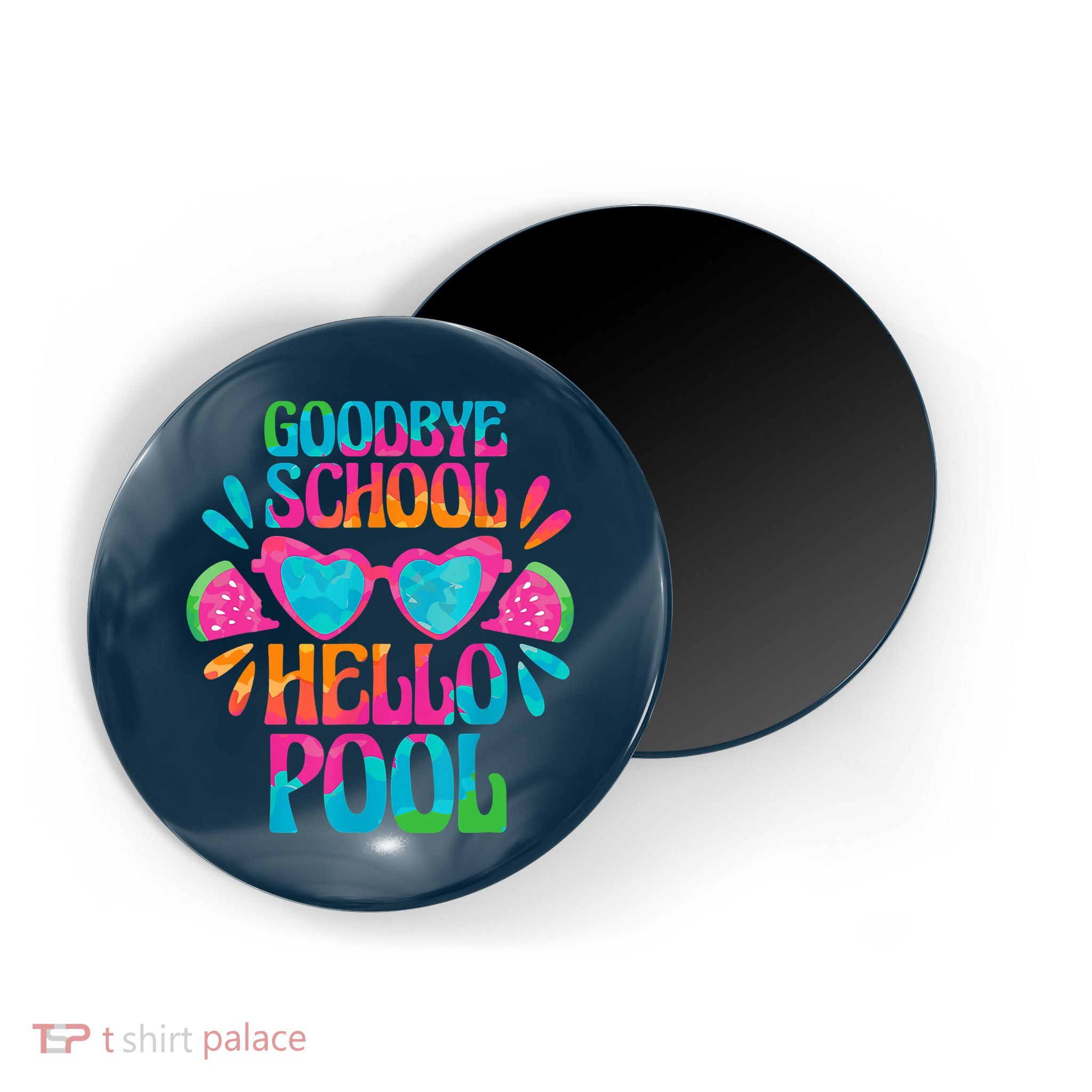 Goodbye School Hello Pool Watermelon Last Day Of School Magnet