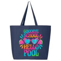 Goodbye School Hello Pool Watermelon Last Day Of School 25L Jumbo Tote