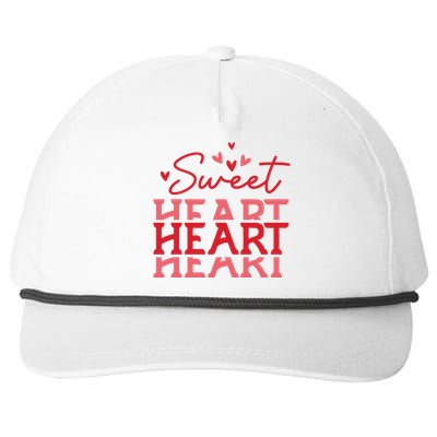 Groovy Sweet Heart Retro Valentine's Day Gift Snapback Five-Panel Rope Hat