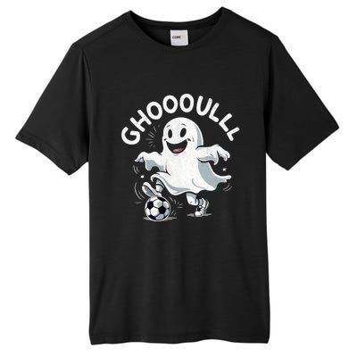 Ghost Soccer Halloween Gift Tall Fusion ChromaSoft Performance T-Shirt