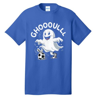 Ghost Soccer Halloween Gift Tall T-Shirt