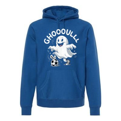 Ghost Soccer Halloween Gift Premium Hoodie