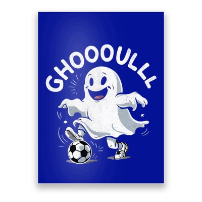Ghost Soccer Halloween Gift Poster